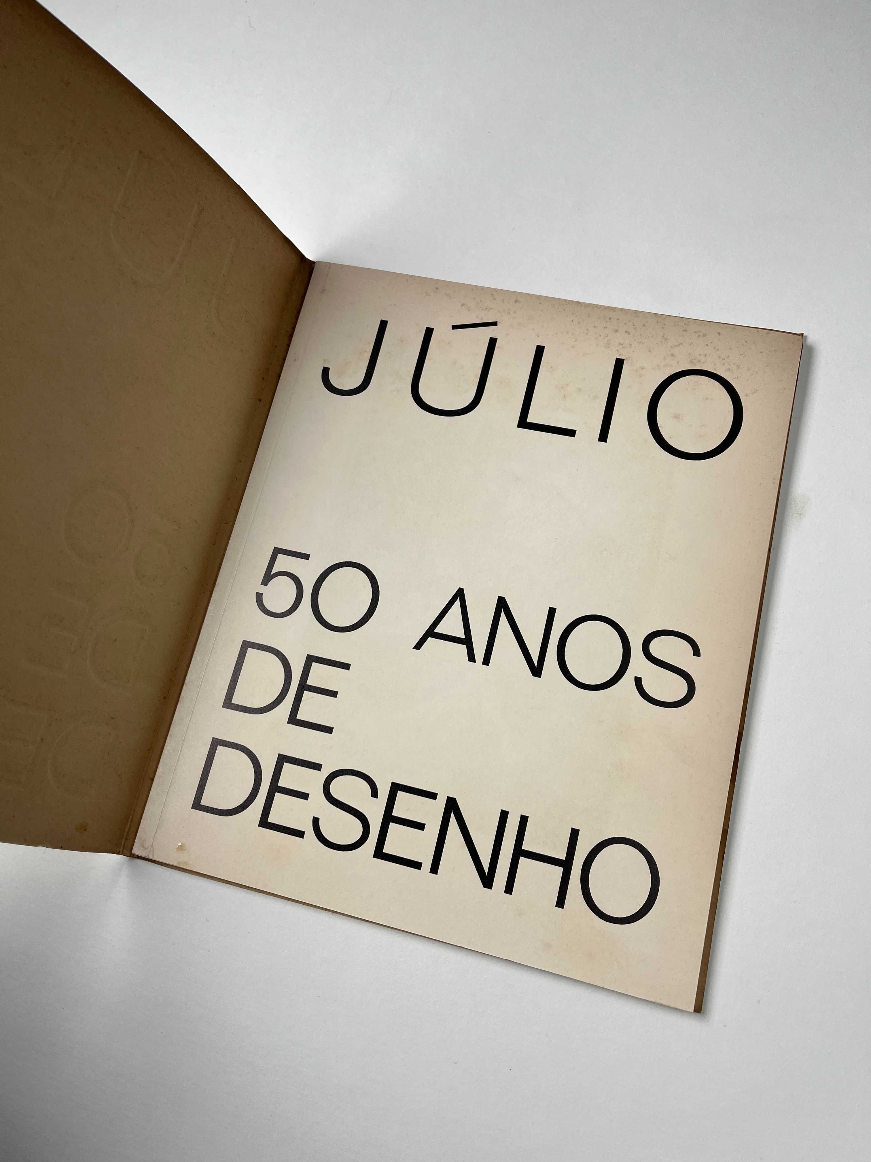 Catálogo Júlio - 50 anos de desenho Galeria de São Mamede 1973