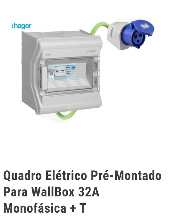 Quadro Pré montado para wallbox