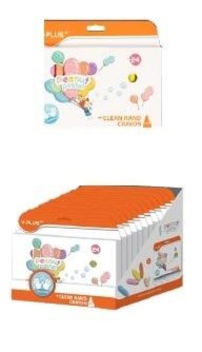 Kredki pastel Peanut 12szt Orzeszki Y-Plus blister,245x195 mm