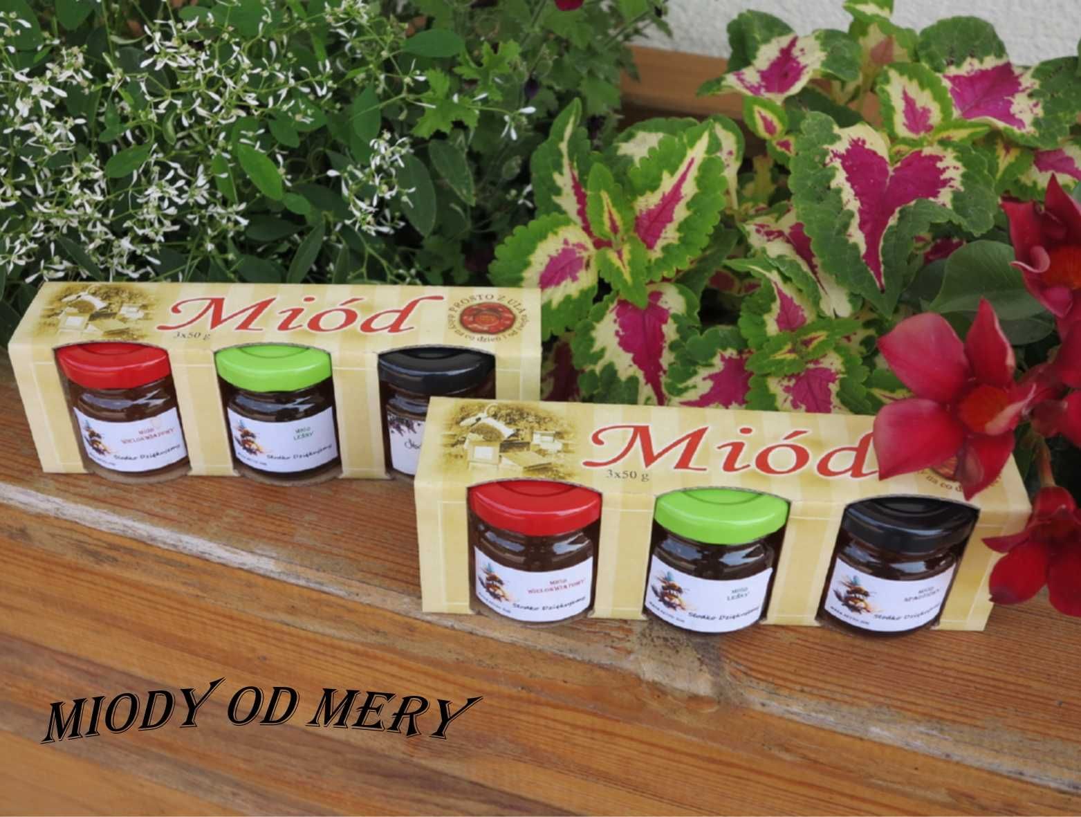 Zestaw Prezentowy Mini Mix 3 x50g Owocowe Degustacyjne Smaczki Miodowe
