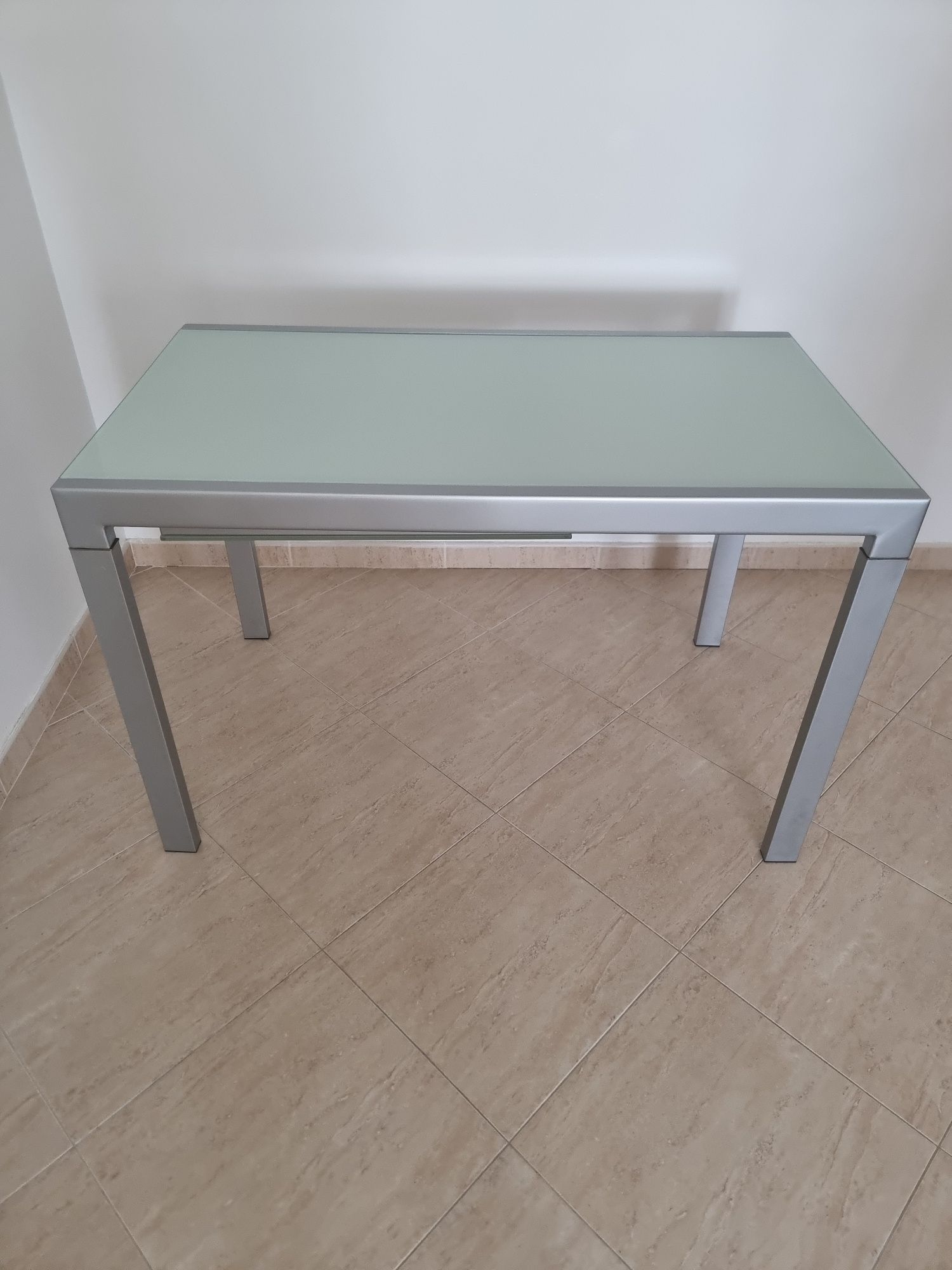 Mesa extensível branca