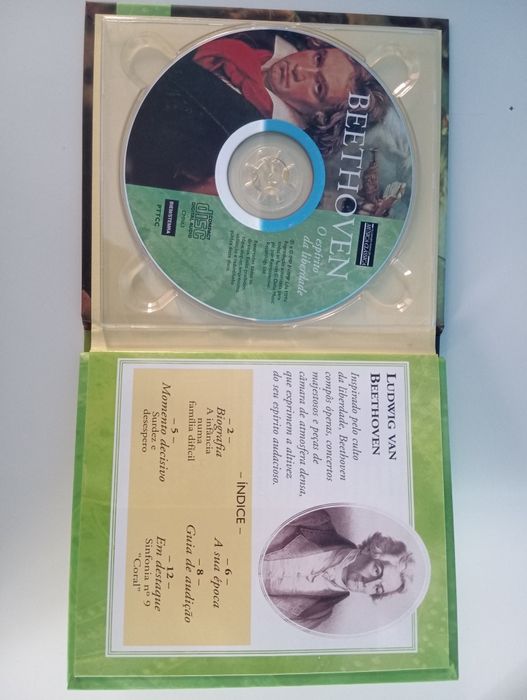 CDs música clássica Mozart e Beethoven