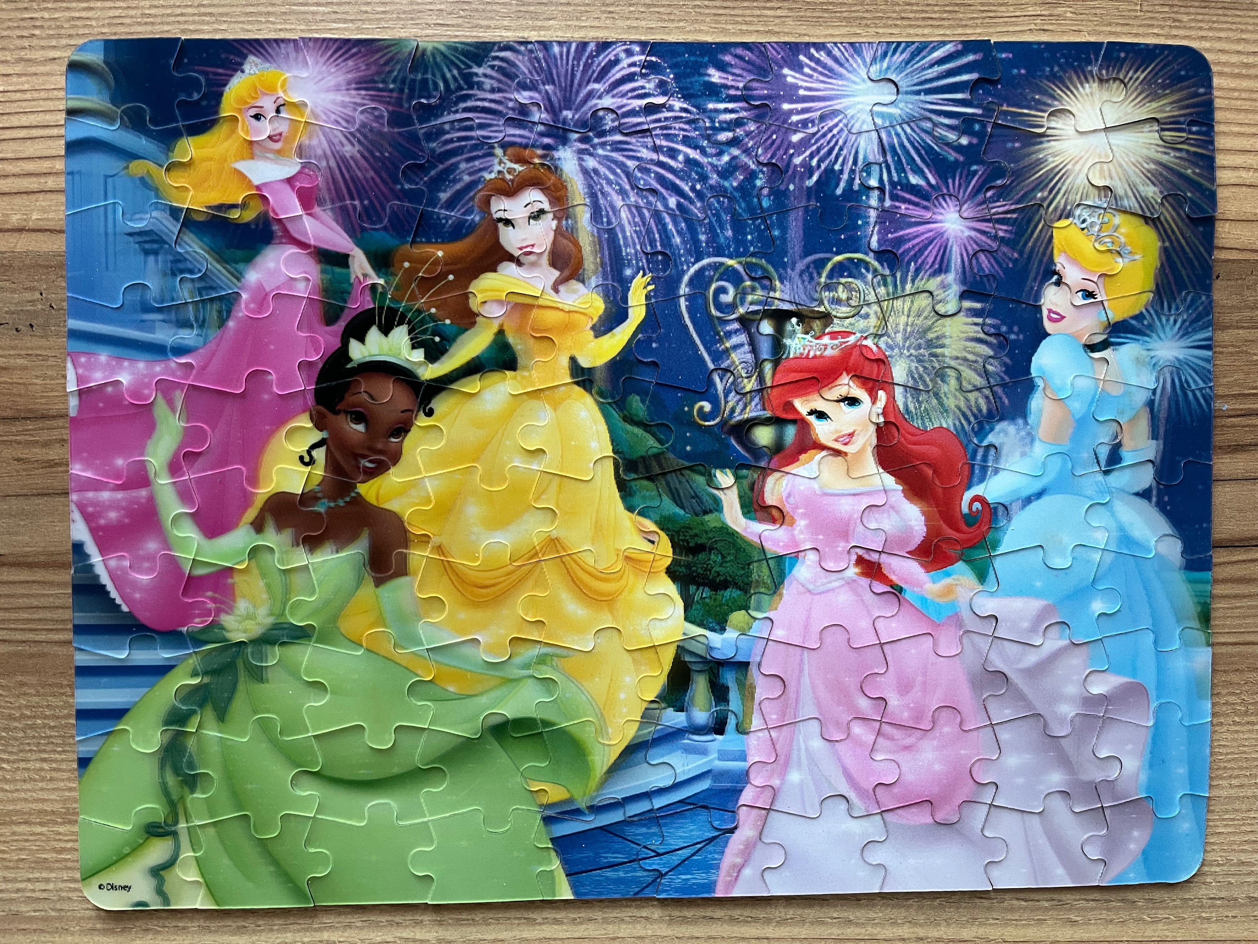 Puzzle 3D de princesas Disney