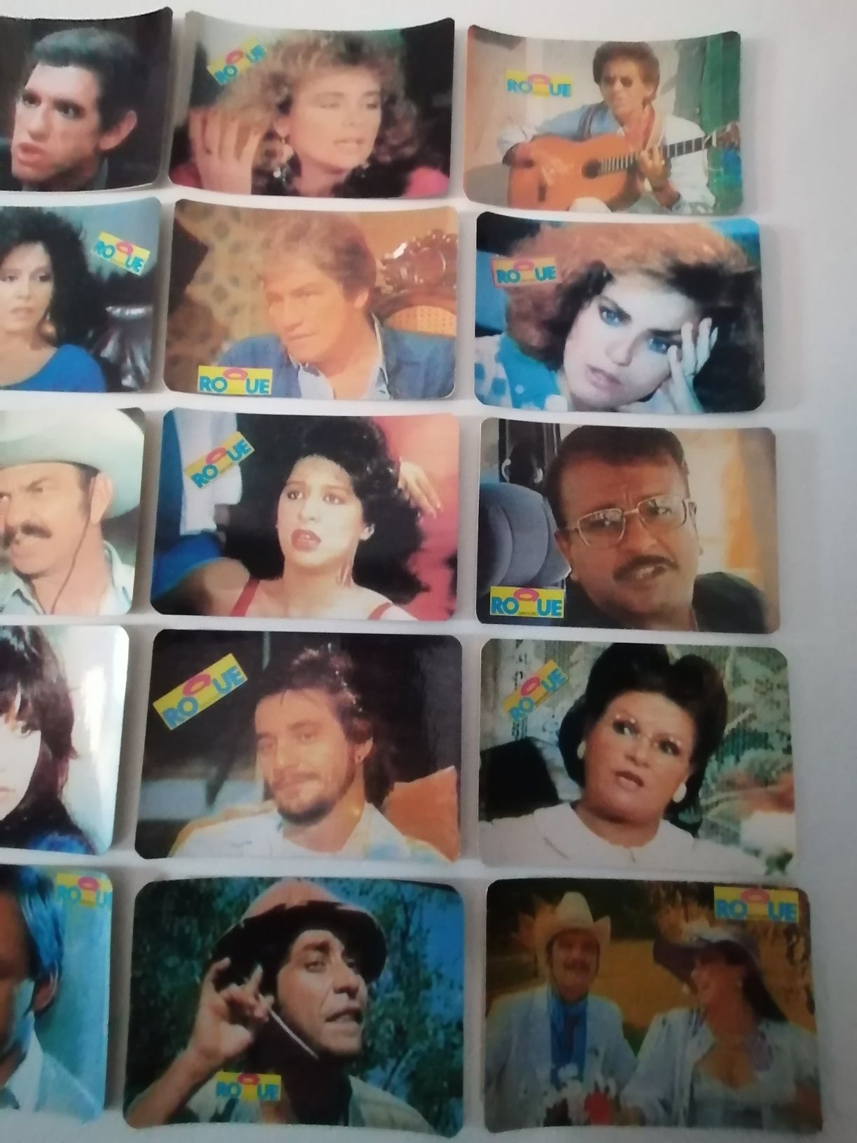 Conjunto de 25 calendários de 1988 da novela brasileira Roque Santeiro