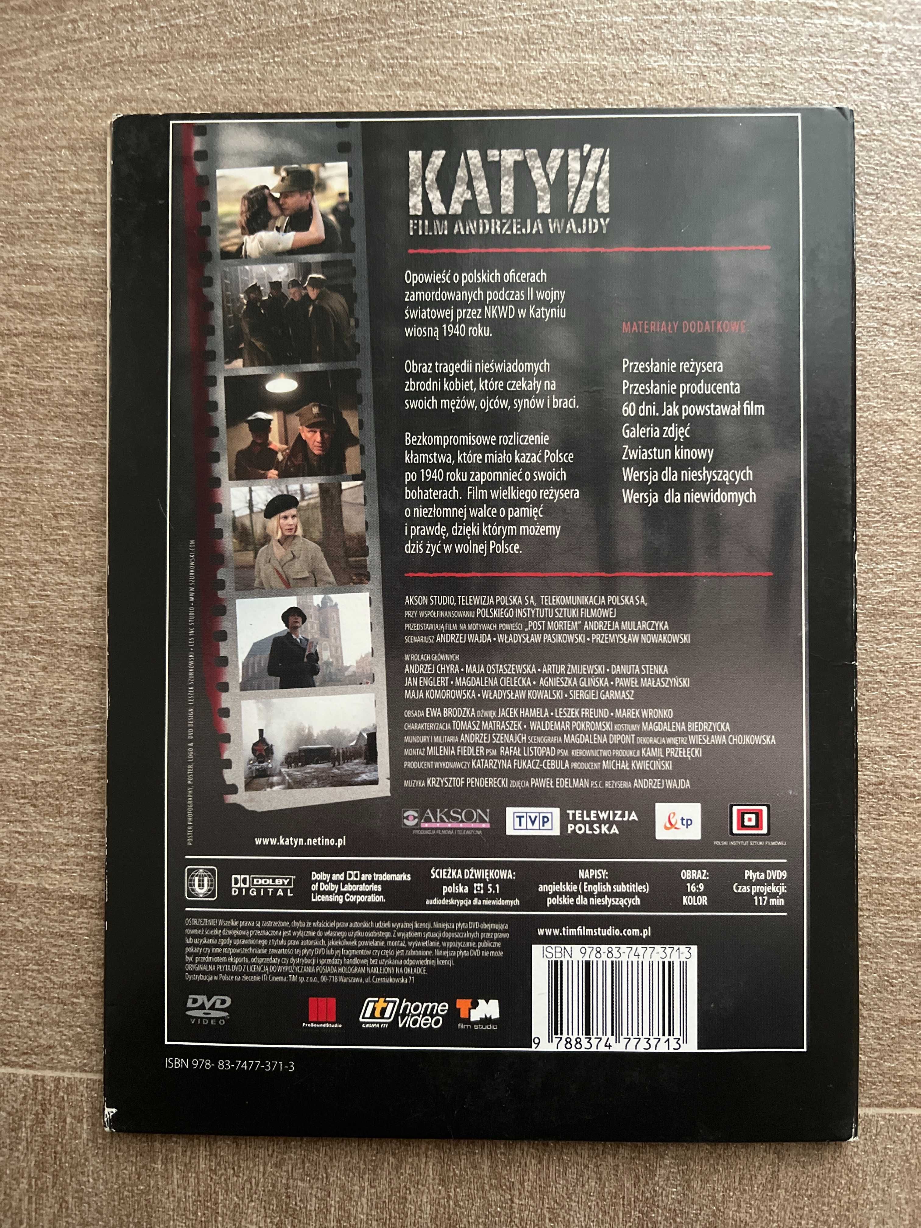 Katyń - film Andrzeja Wajdy (DVD)