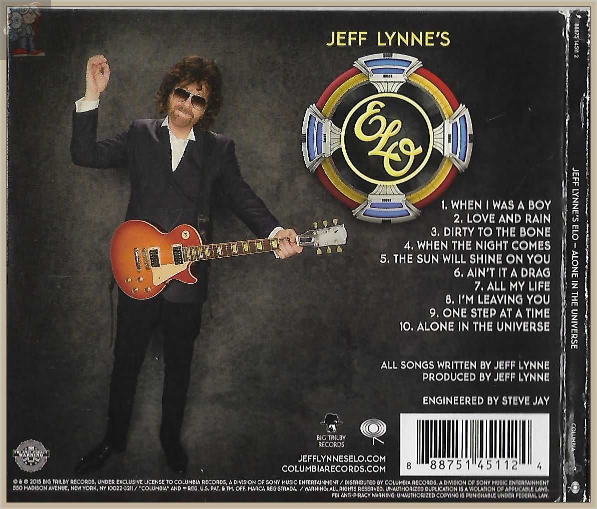 Jeff Lynne's ELO – Alone In The Universe (Album, CD)