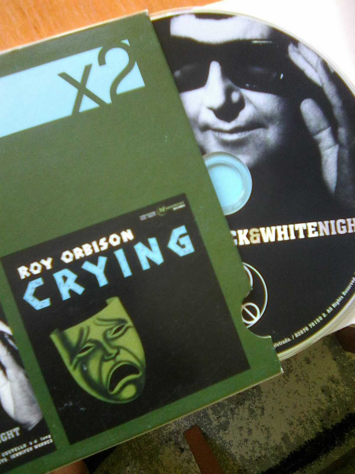 Roy Orbison x 2 Black & White /Crying