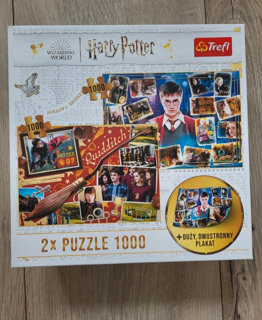 Nowe Puzzle Trefl Harry Potter 2 x 1000 elementów + plakat oryginalnie