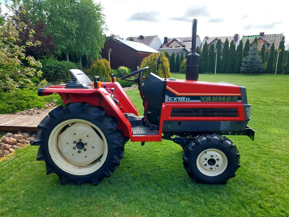 Traktorek Yanmar FX18 18KM  4x4 Oryginał 422mth Jak Nowy Faktura