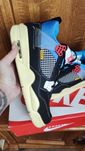 Кросівки чоловічі чорні Jordan 4 x Union"Off Noir"