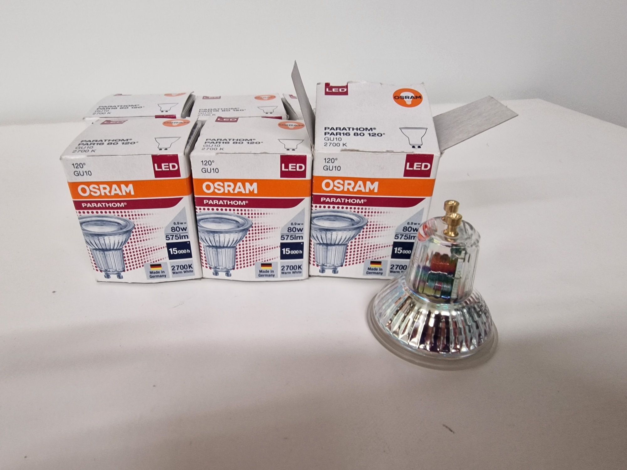 Lâmpadas led osram GU10 575 lumens