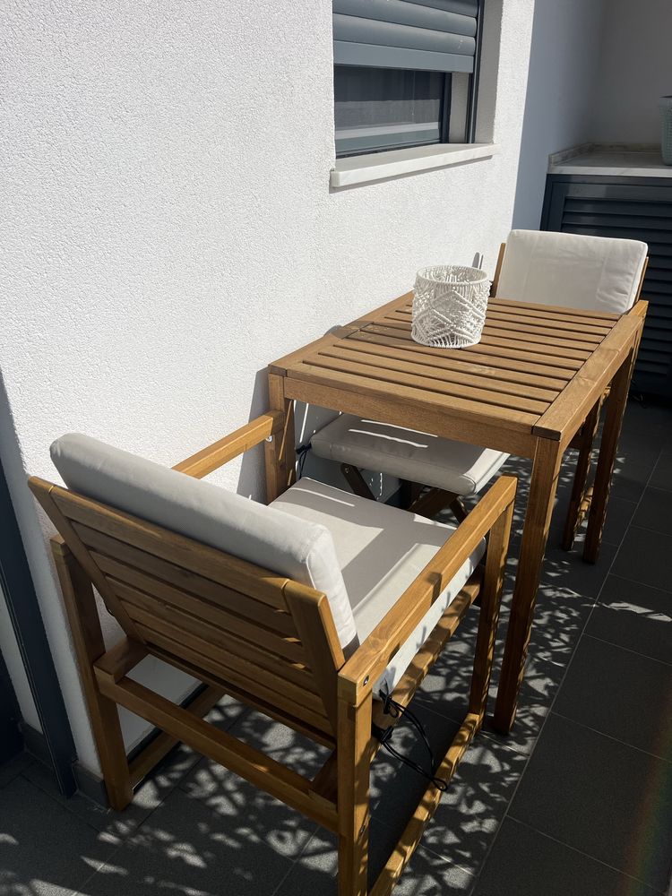 Conjunto jardim madeira