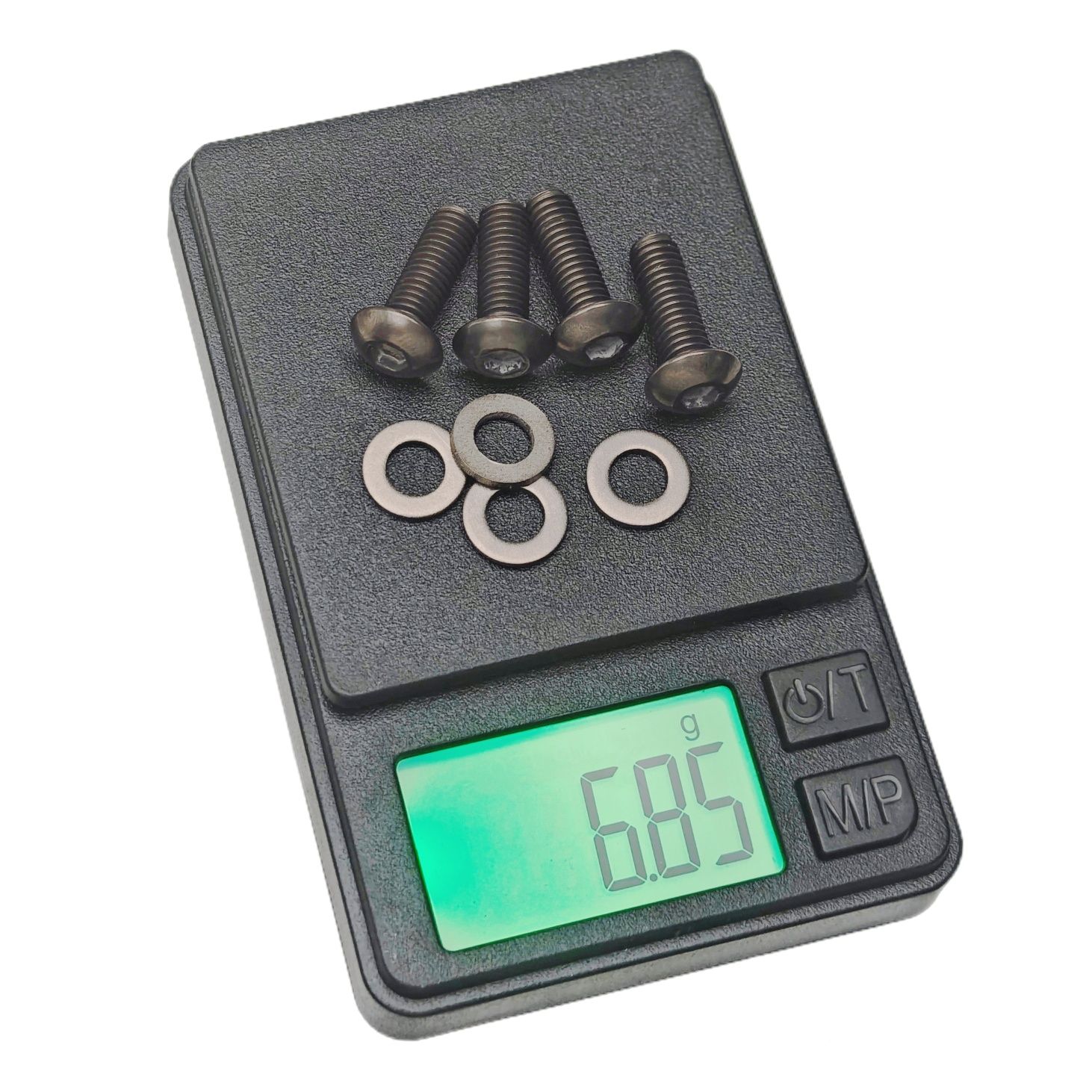TYTAN 4 śruby M5x16 śruba tytanowe 16 mm m5 koszyk bidon