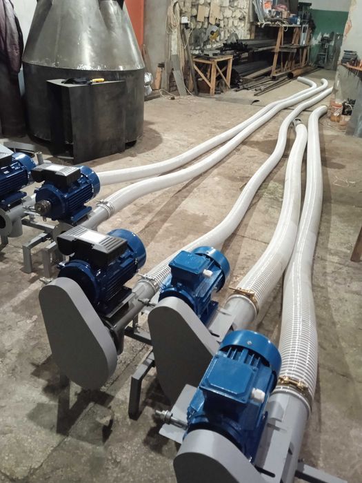 Зернопогрузчик шнек для зерна гнучкий шнековий навантажувач сипких