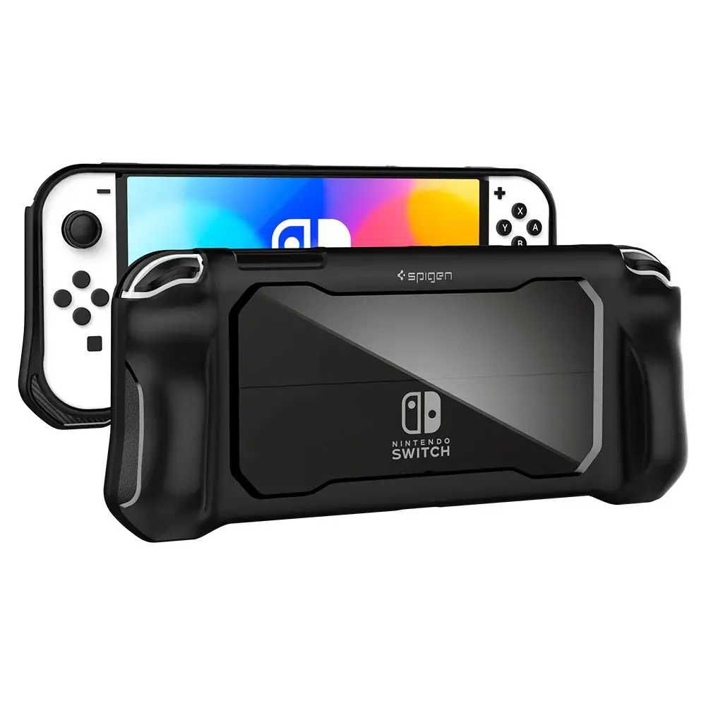 Чехол Spigen Rugged Armor для Nintendo Switch OLED Black