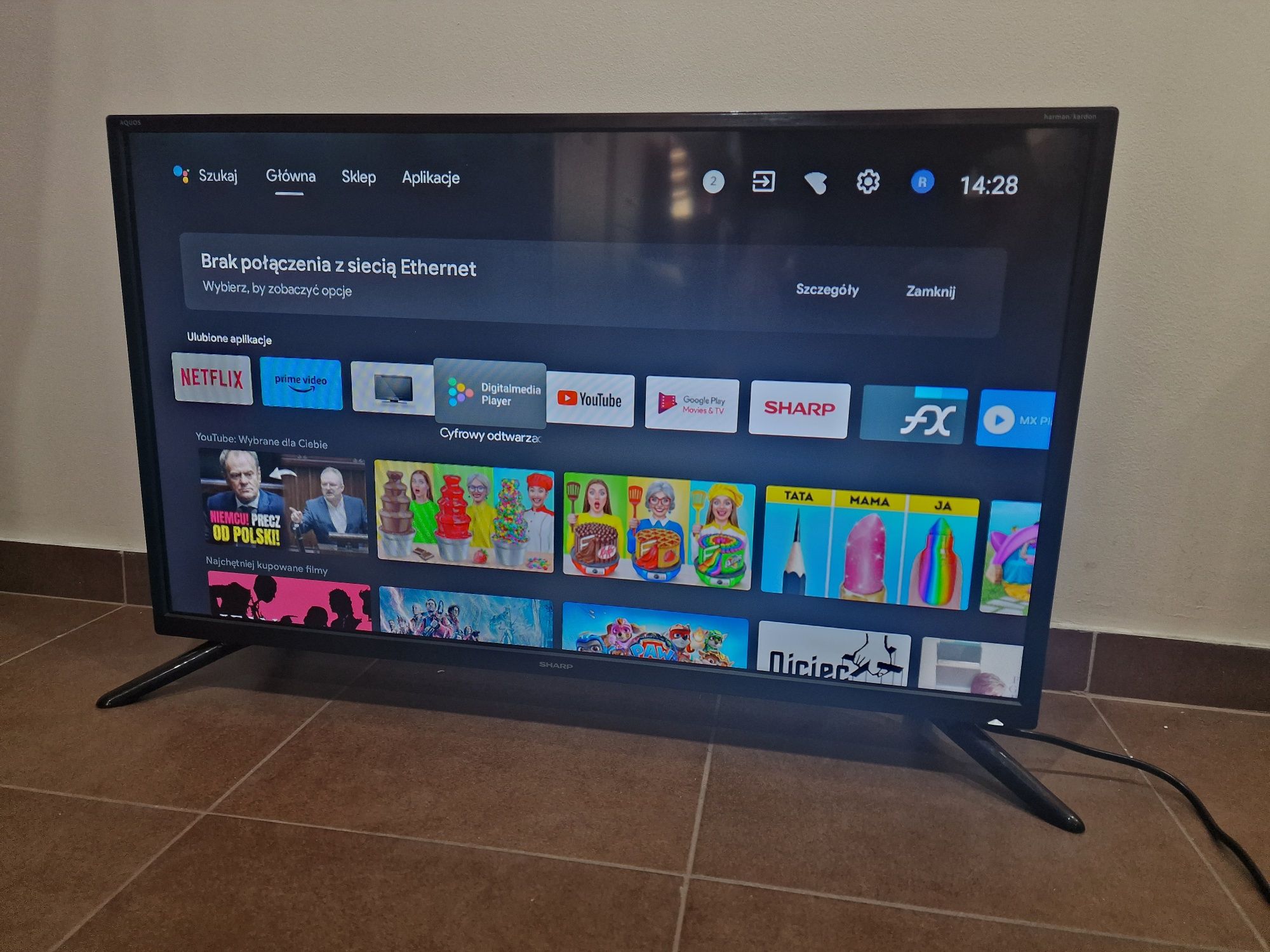 Tv SHARP 32cale Smart TV ANDROID system
