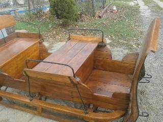 sanie konne  zamienie za pszczoły ule itp