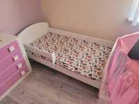 Łóżko dla dziecka dziecięce 160x80 z materacem