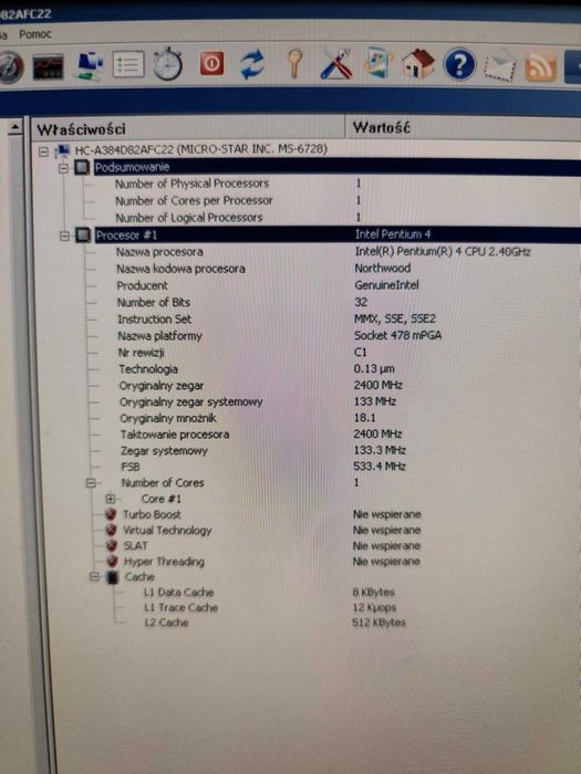 Komputer Intel P4 2,40 GB, Radeon 8500