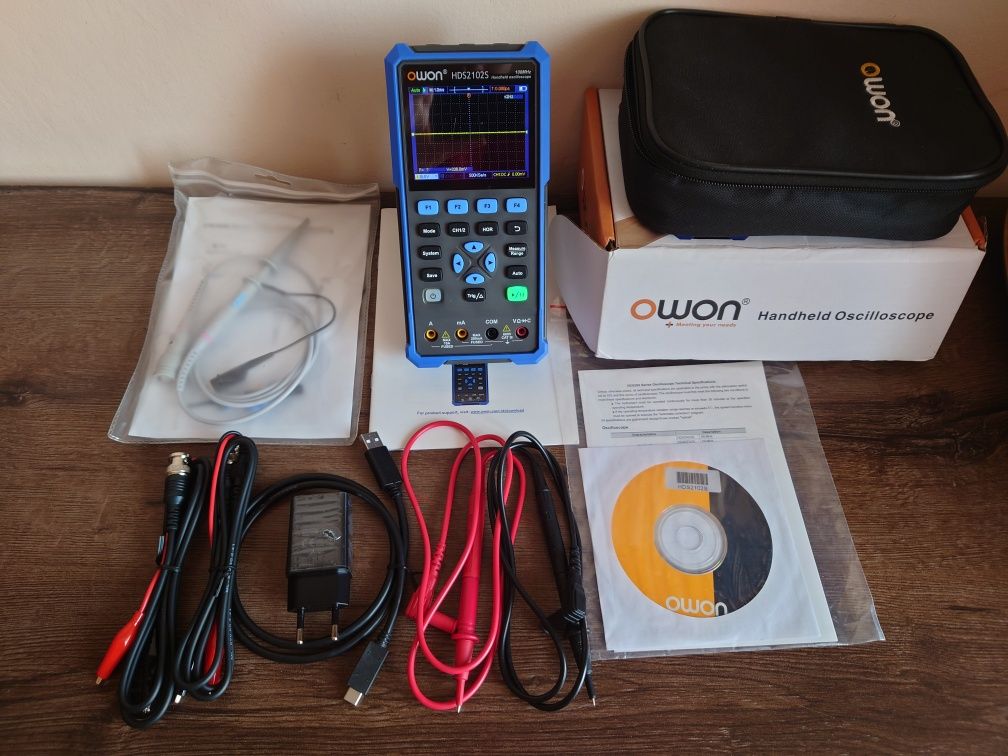 Skopometr OWON HDS2102S oscyloskop + multimetr + generator