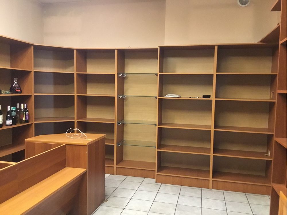 Прилавок. Шави. Стелажі. Торгові меблі. Вітрини. Мебеля для магазину.