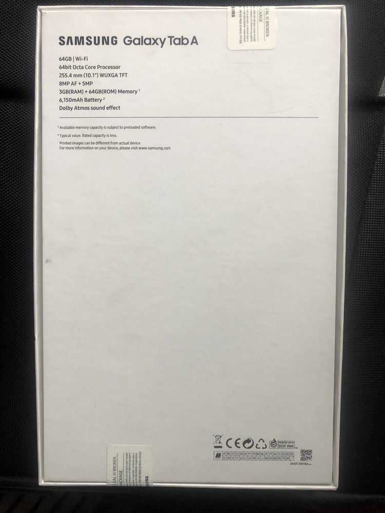 Планшет Samsung Galaxy Tab A 10.1 2/64GB WiFi (SM-T510)
