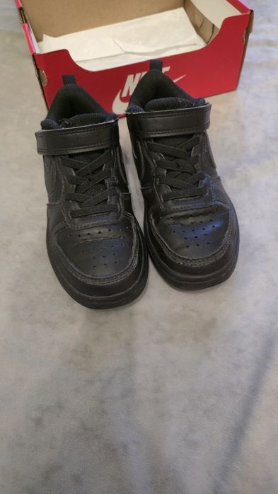 Кросівки nike чорні шкіряні