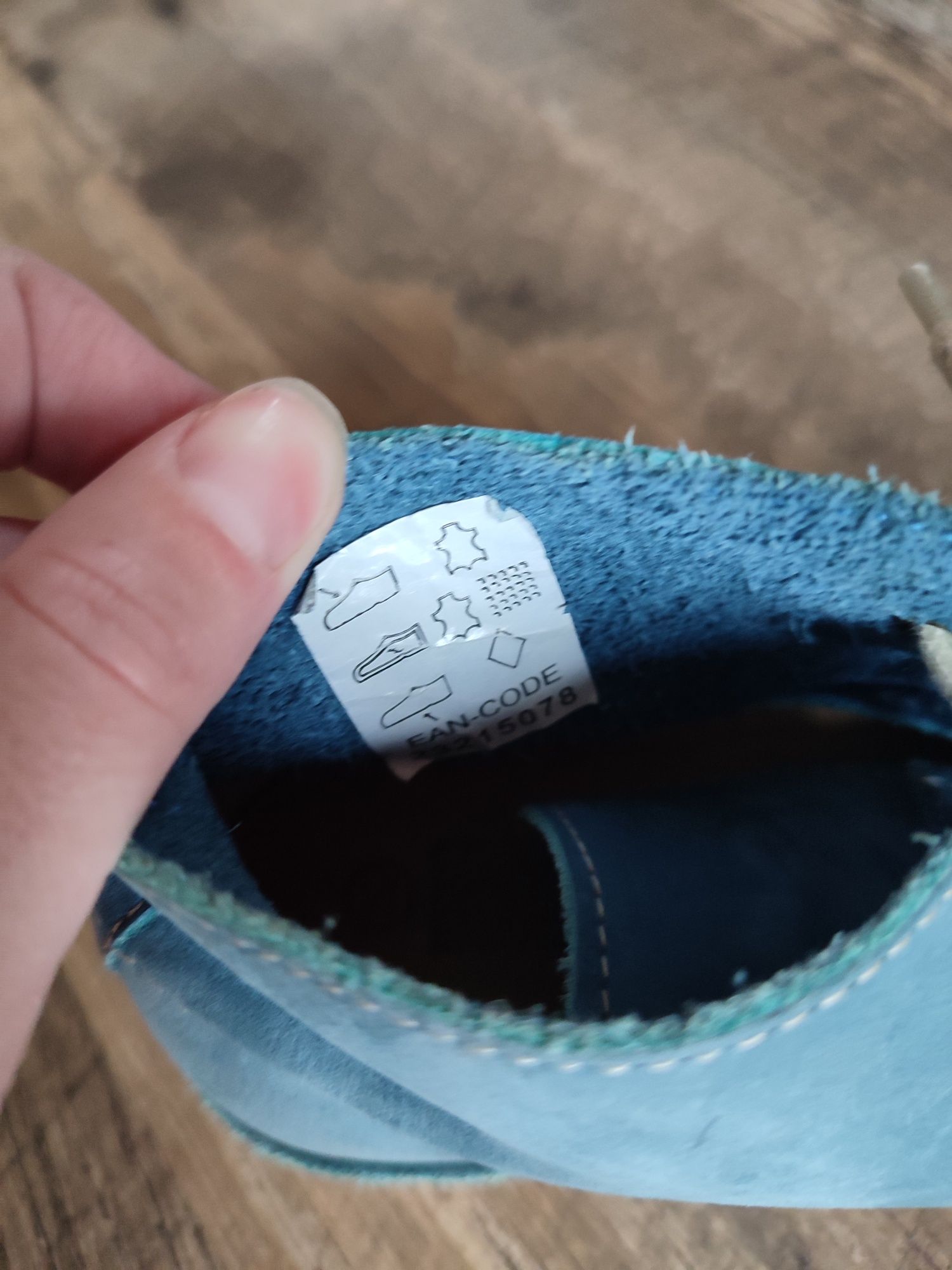 Buty trzewiki przejściowe skórzane 30