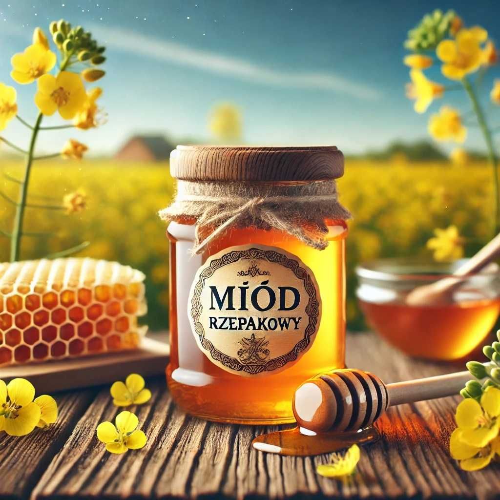 TANI I PYSZNY Miód rzepakowy prosto z ula - MIÓD TO ZDROWIE
