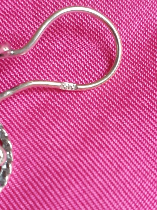 Srebrne kolczyki nowe