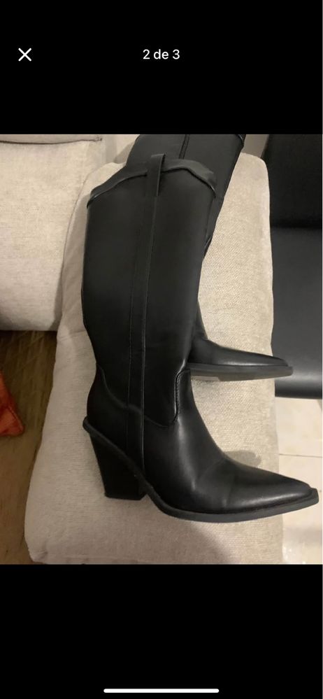 Botas novas tamanho 38e meio