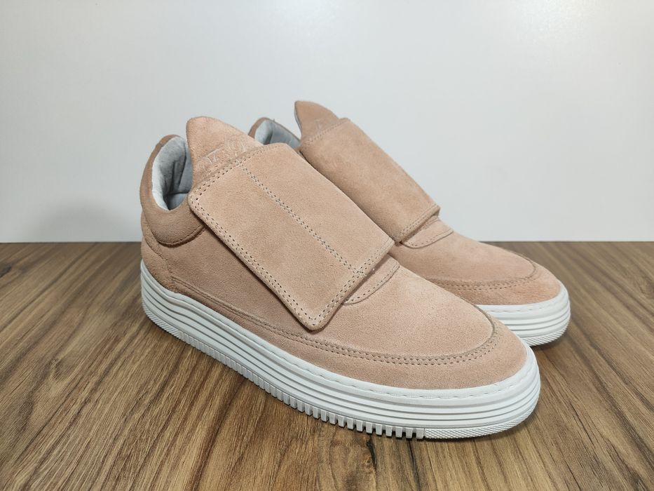 Buty Filling Pieces sneakersy skórzane damskie na rzepy r. 37 24,5cm