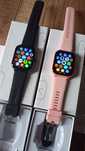 Smartwatch 2" czarny | różowy odbieranie połączeń, muzyka, zegarek