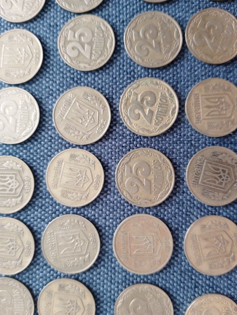 Монеты гривны 50к,25к,10к,5к
