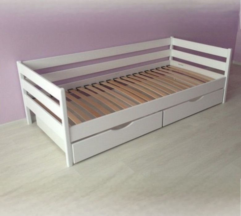 Односпальне ліжко підліткова односпальна кровать Ясен дерево