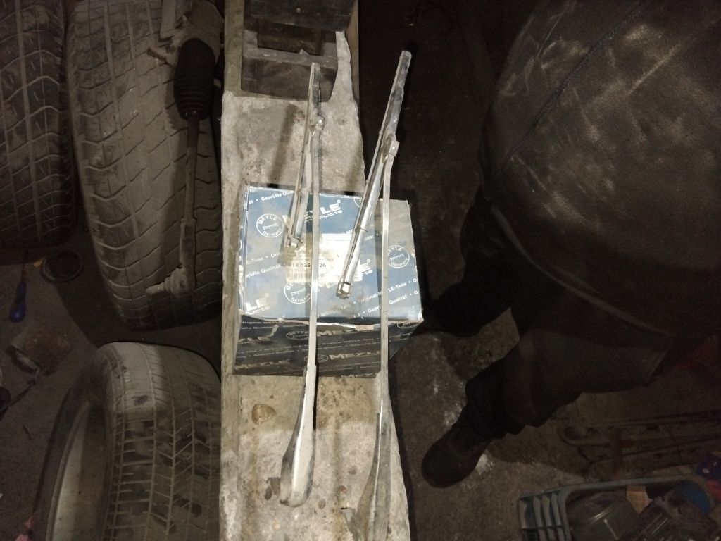 Mercedes w120 ponton ramiona wycieraczek nikiel