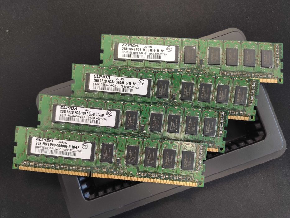ELPIDA RAM Memory 8GB (4x2GB) 2Rx8 PC3-10600E-9-10-EP64284545766273120