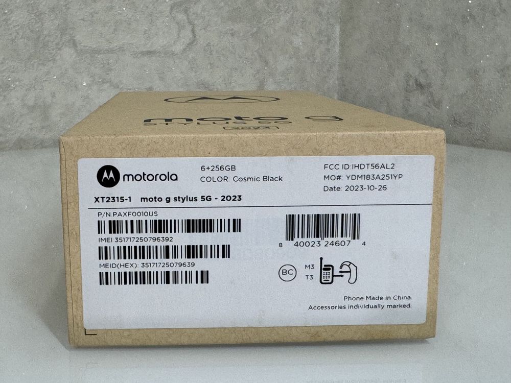 Смартфон Motorola Moto G Stylus 5G | 2023 | 6/256GB | 50 MP NEW
