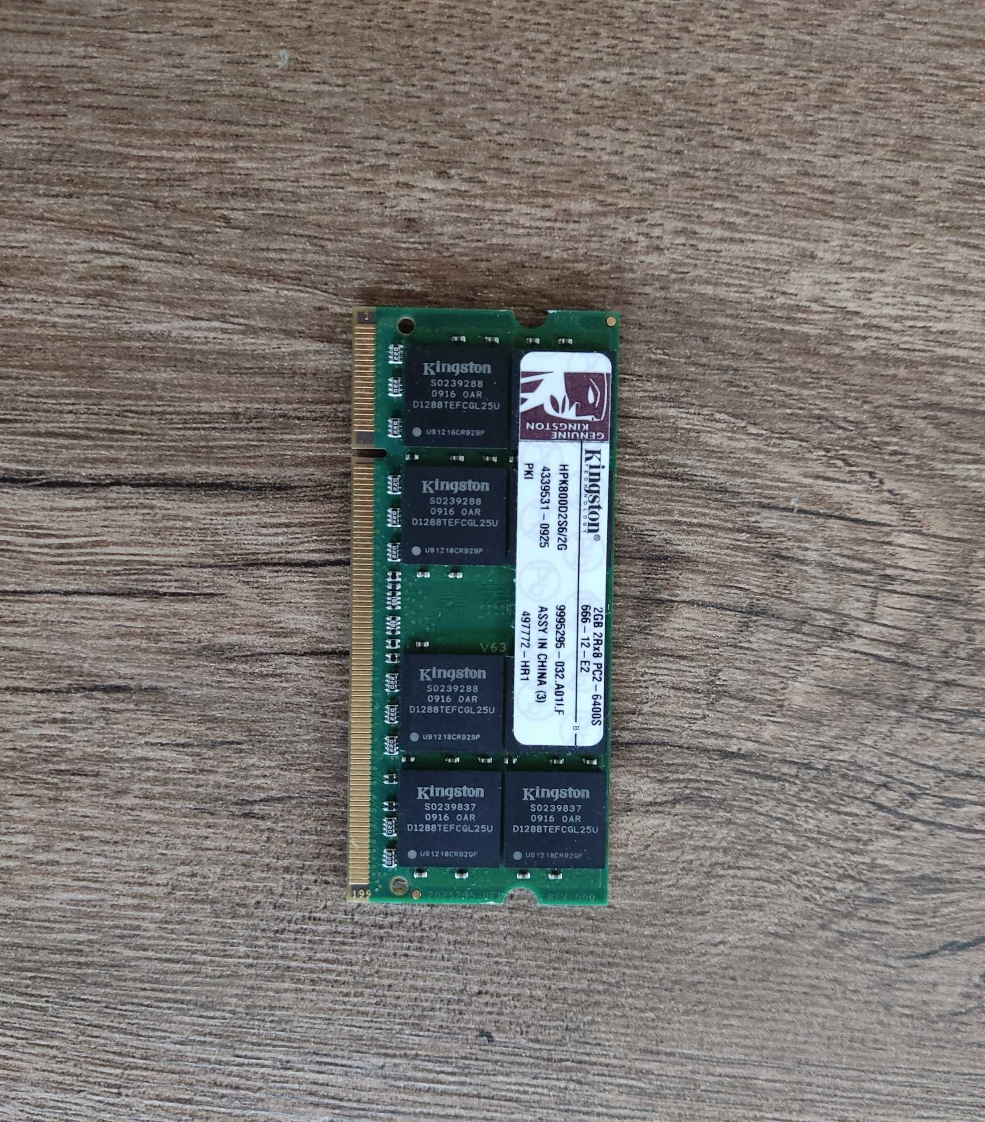 Pamięć RAM DDR2 Kingston 2 GB