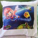 Mario - level up dla Twojego pokoju! Poduszka 40 na 40  dla gracza