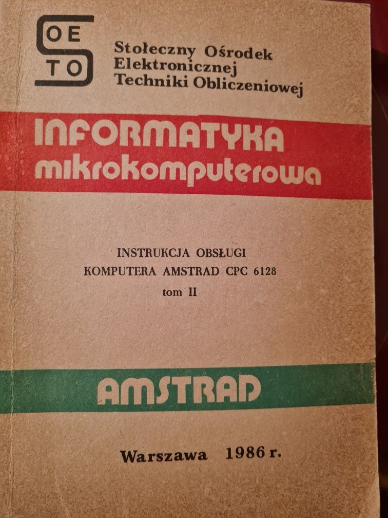 Książka Amstrad instrukcja obslugi