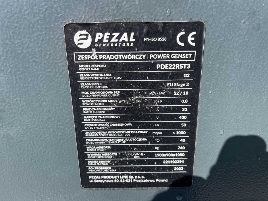 Agregat Prądotwórczy Pezal plus przyczepa