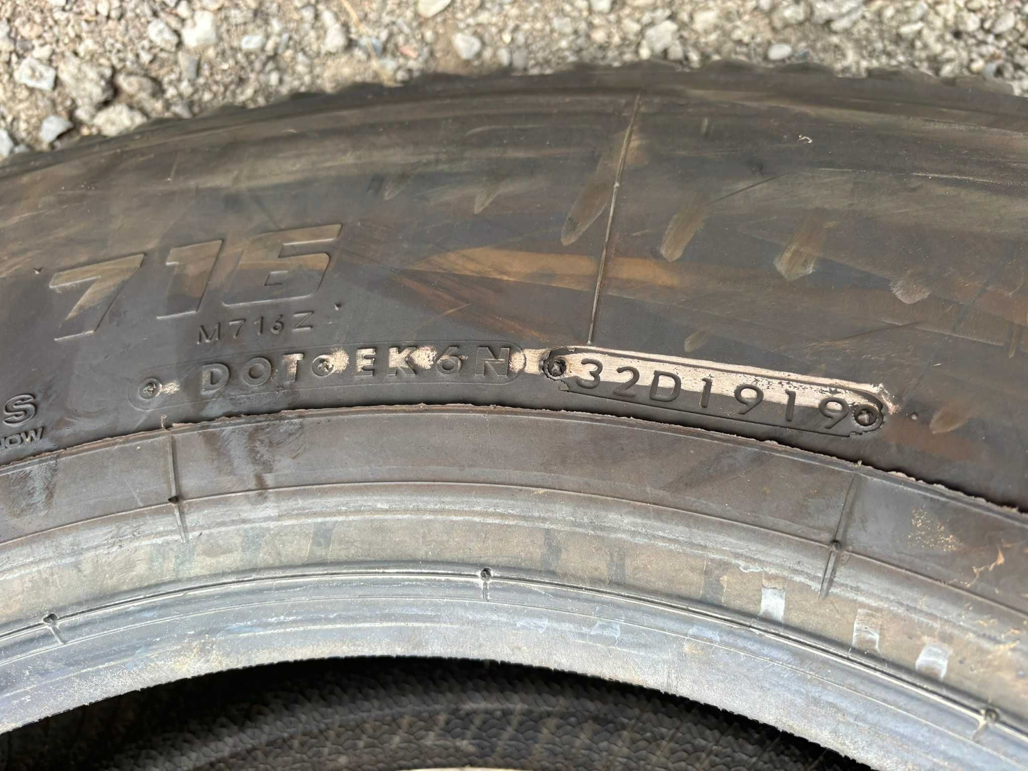Opona Opony Ciężarowe 275/80R22.5 BRIDGESTONE V-STEEL 2019R (90%) CAŁE