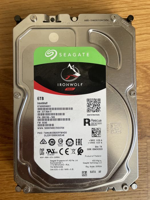 Жорсткий диск Seagate IronWolf 6TB