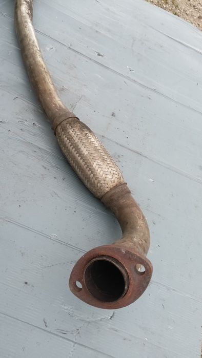 Opel Astra ll 1,7 Isuzu rura do kolektora z tłumikiem drgań