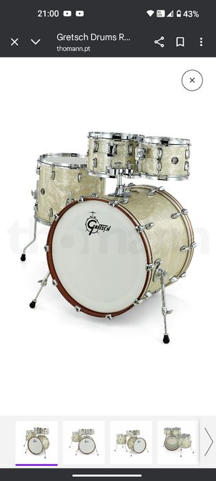 Bateria Gretsch Renown (NOVA) + Tarola