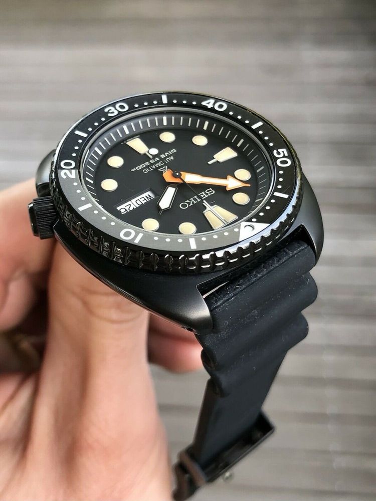 Relógio Seiko Black Ninja Turtle SRPC49K Limited