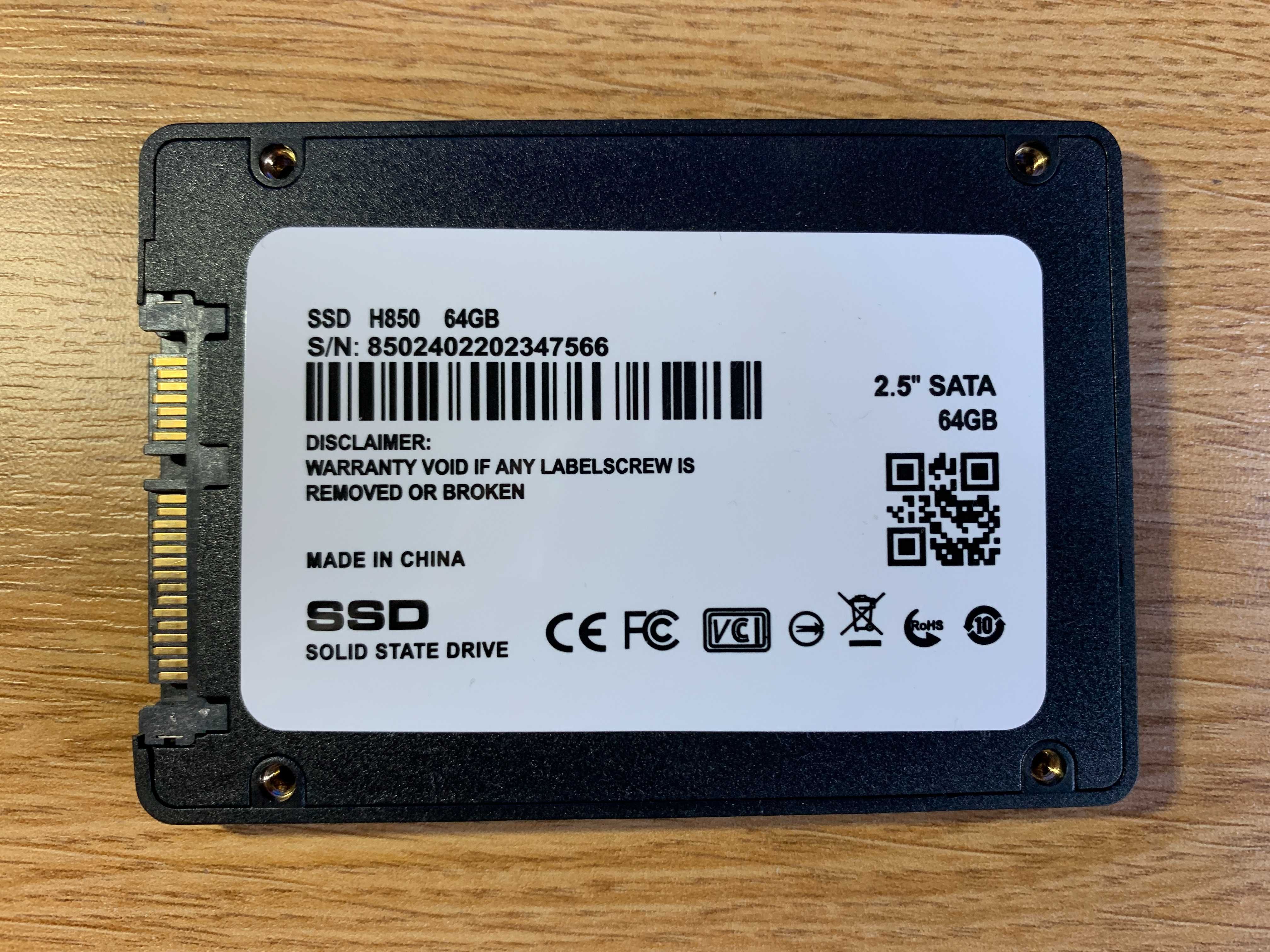 Накопитель SSD 64Gb SomnAmbulist SATA 3.0 (не 60Gb)