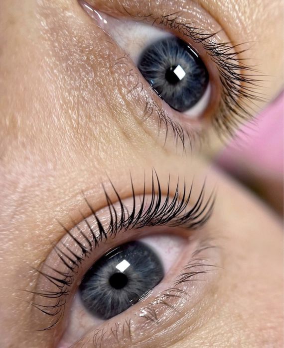 Ламинирование ресниц, Ламинирование бровей