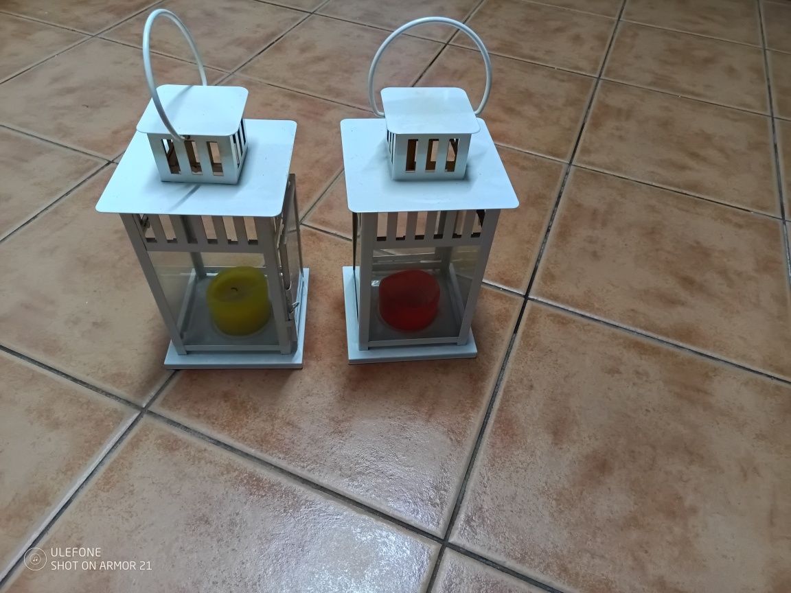 Lanternas de vela grossa
